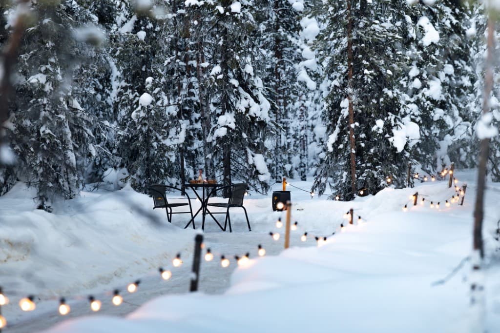 De sfeer in Lapland